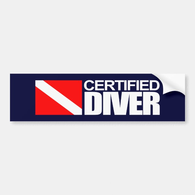 Auktoriserad Diver 4-Bildekal Bildekal (Framsidan)