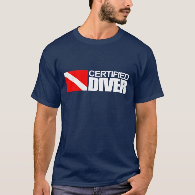 Auktoriserad Diver T Shirt (Framsida)