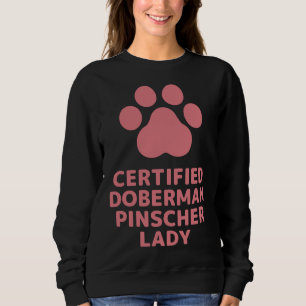 Auktoriserad Doberman Pinscher Dam T Shirt
