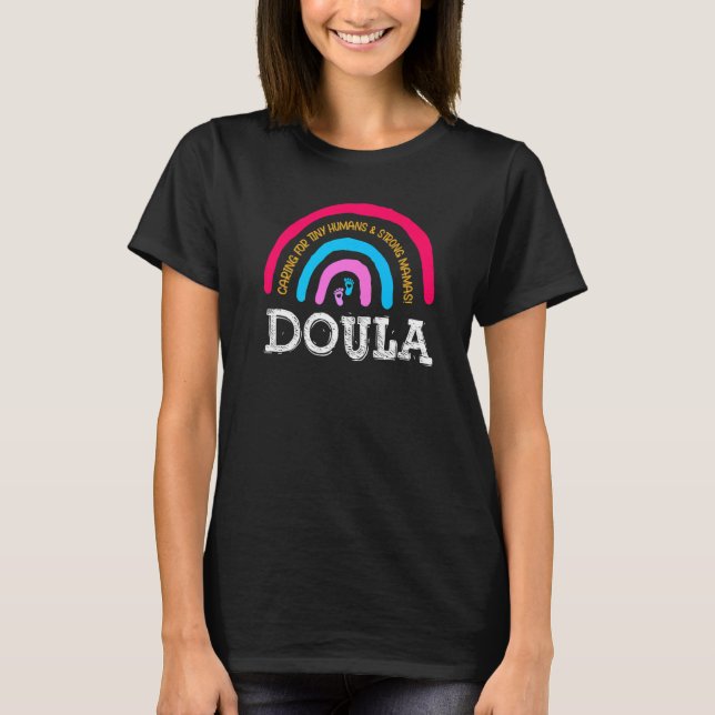 Auktoriserad Doula Squad Midfru Team Birth Coach N T Shirt (Framsida)