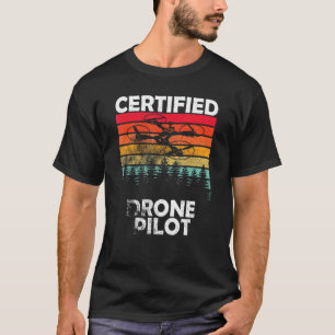 Auktoriserad Drone Pilot Fpv Drone Flies Drone Mou T Shirt