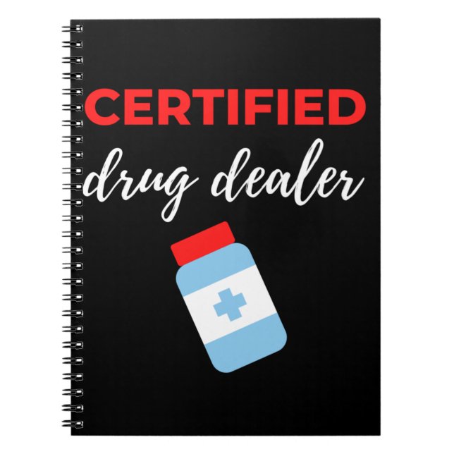 Auktoriserad Drug Dealer Anteckningsbok (Framsidan)