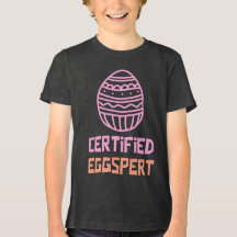 Auktoriserad Eggspert Kids Påsk Shirt