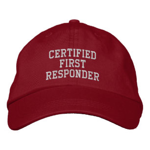 Auktoriserad First Responder Embroiderade Baseball Broderad Keps