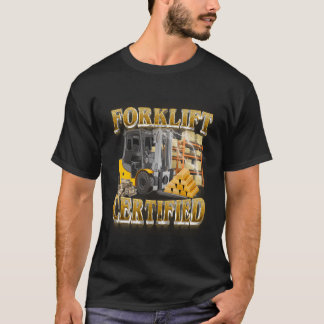 Auktoriserad för gaffelgaffelgaffelverk t shirt