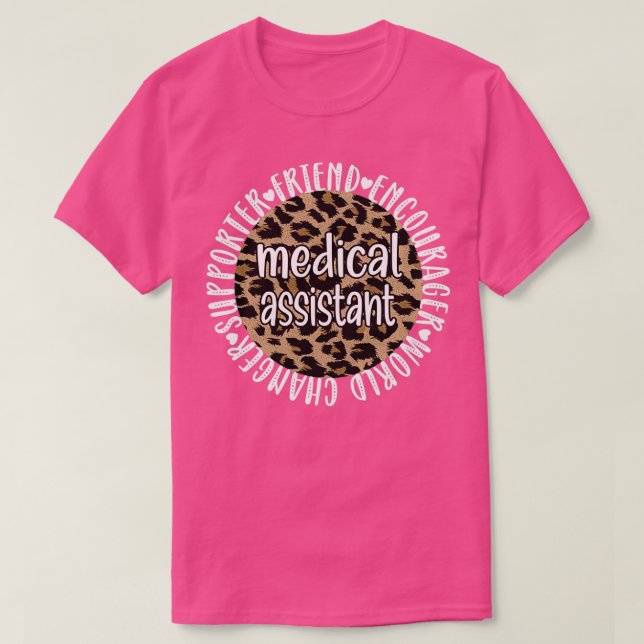 Auktoriserad för medicinska assistentassistenter m t shirt (Design framsida)