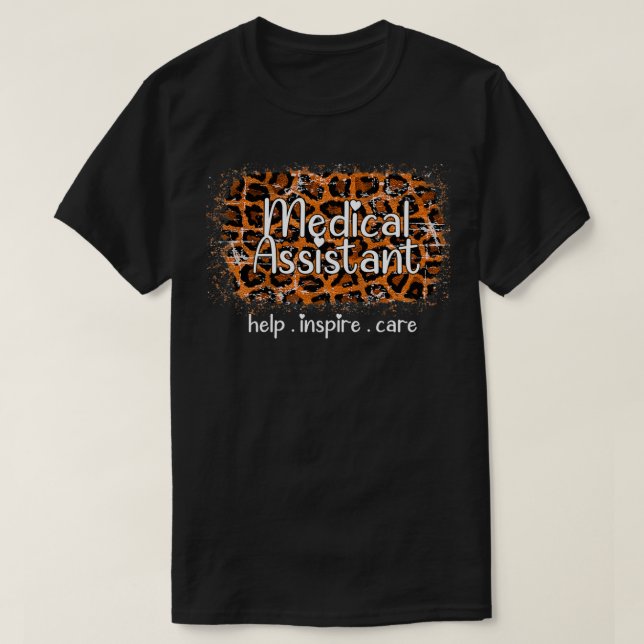 Auktoriserad för medicinska assistenter med gåvor  t shirt (Design framsida)