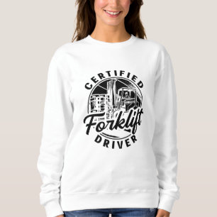 Auktoriserad Forklift Driver Lastbil Forklift oper T Shirt