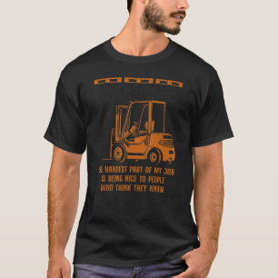 Auktoriserad Forklift Lastbil Operatör Forklift Op T Shirt