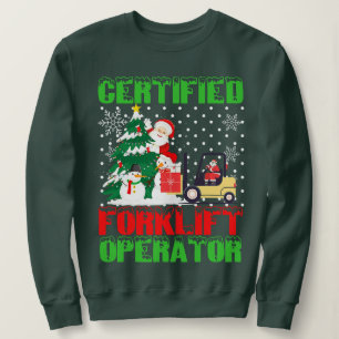 Auktoriserad Forklift operator jul Pajamas Driv T Shirt