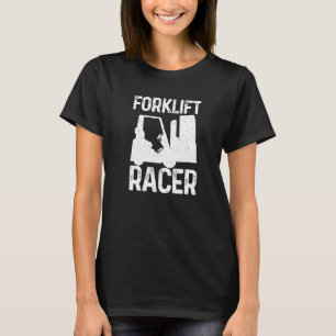 Auktoriserad Forklift Racer Forklift operator T Shirt