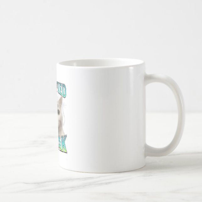 Auktoriserad Freak Funny Kat Meme Curted Fånig Sta Kaffemugg (Höger)