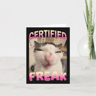 Auktoriserad Freak Kat Memors offensiva memes Funn Kort