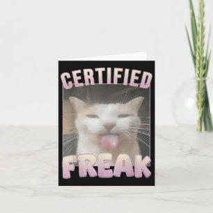 Auktoriserad Freak Kat Memors offensiva memes Funn Kort