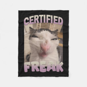 Auktoriserad Freak Kattmedlemsmedlems offensiva me Fleecefilt