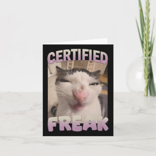 Auktoriserad Freak Kattmedlemsmedlems offensiva me Kort