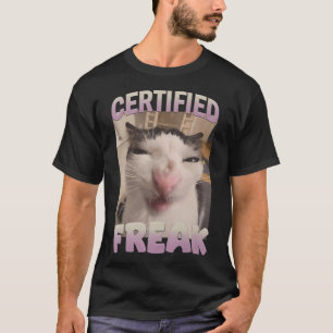 Auktoriserad Freak Kattmedlemsmedlems offensiva me T Shirt