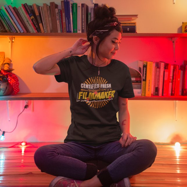 Auktoriserad Fresh Filmmaker - Funny Movie T Shirt (Skapare uppladdad)