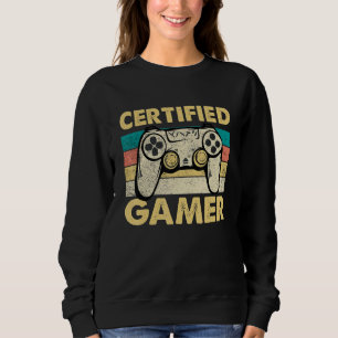 Auktoriserad Gamer - spelaren spelar upp  igen T Shirt