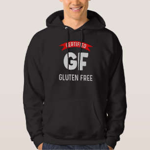 Auktoriserad Gf Gluten Free Keto Healthy Vegan Die Hoodie