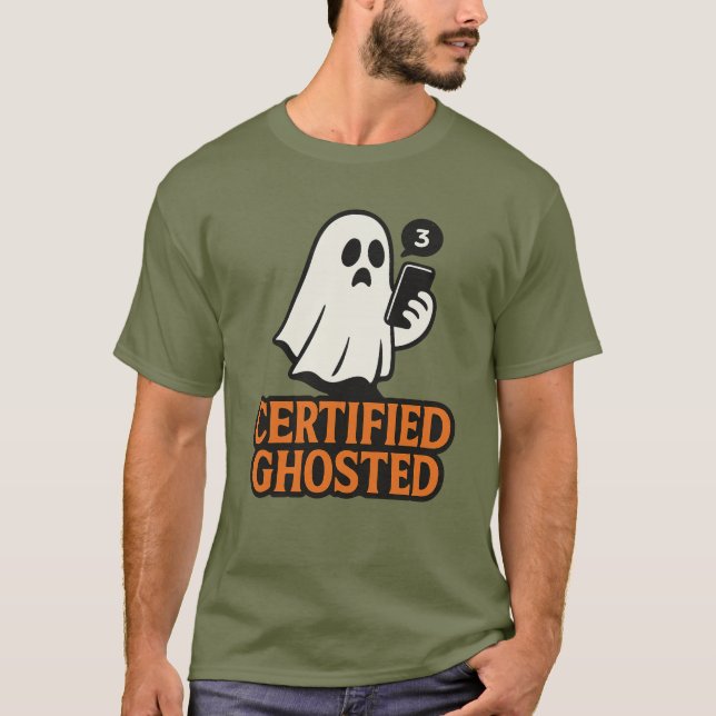Auktoriserad Ghosted Shirt - Funny Spirits Hallowe T (Framsida)