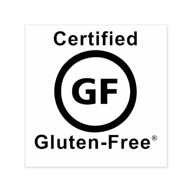 Auktoriserad Gluten Free Symbol Självfärgande Stämpel (Design)