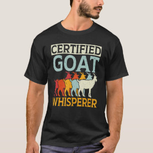 Auktoriserad Goat Whisperer Ranch Farm Animal T Shirt