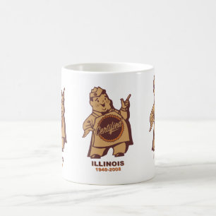 Auktoriserad Grocers of Illinois Kaffemugg