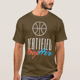 Auktoriserad HoopHennes basketboll-flicka, basketb T Shirt