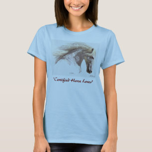 ’Auktoriserad Horse Lover’ T-shirts