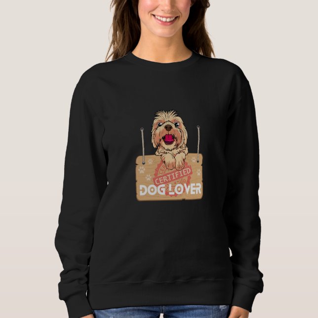 Auktoriserad Hund älskare T Shirt (Framsida)