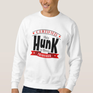 AUKTORISERAD - HUNKEN kommer från.. (DIN PLATS) Lång Ärmad Tröja