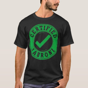 Auktoriserad Jabroni Funny Checkmark Premium  T Shirt