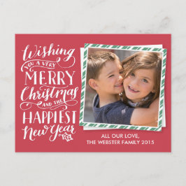 Auktoriserad julsamling helg vykort