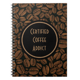 Auktoriserad - kaffeadressbok, anteckningsbok
