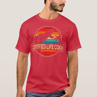 Auktoriserad Life Coach Dinosaur T Shirt