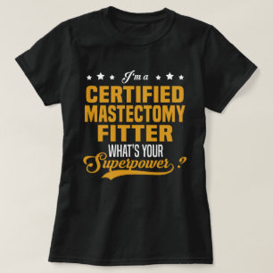 Auktoriserad Mastectomy Fitter T Shirt