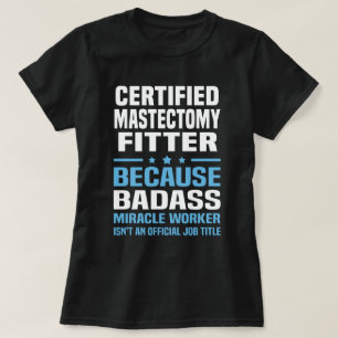 Auktoriserad Mastectomy Fitter T Shirt