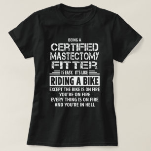Auktoriserad Mastectomy Fitter T Shirt