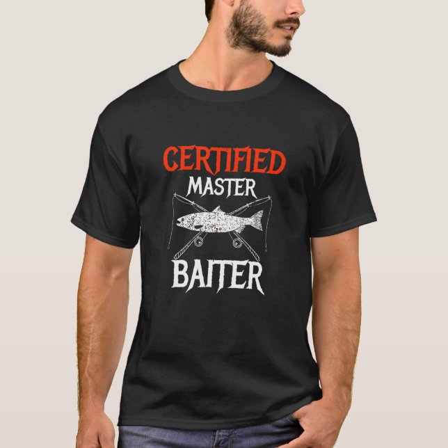 Auktoriserad Master Baiter T Shirt (Framsida)