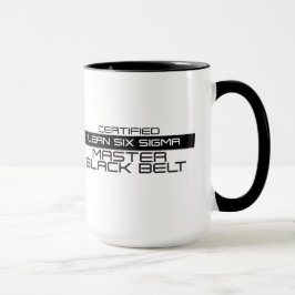 Auktoriserad Master Black Bälte Coffee Mugg