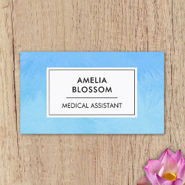 Auktoriserad Medicinsk assistent CMA Blue Unique M Visitkort