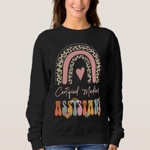 Auktoriserad Medicinsk assistent CMA Groovy Retro T Shirt