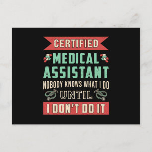Auktoriserad Medicinsk assistent Doktor Nurse Funn Vykort