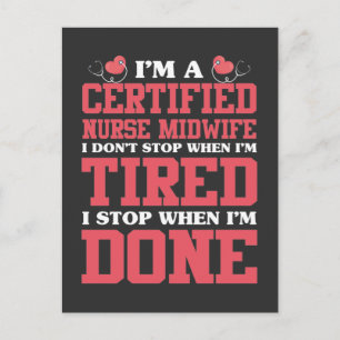 Auktoriserad Midfru Cute Doula Baby Birth Vykort