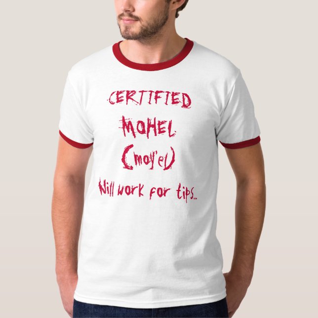AUKTORISERAD MOHEL T-SHIRT (Framsida)