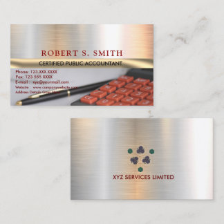 Auktoriserad Offentlig räkenskapsavbildning i CPA  Visitkort