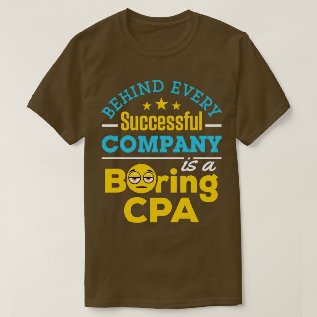 Auktoriserad offentlig revisor bakom varje framgån t shirt (Design framsida)