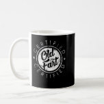 Auktoriserad Old Fart Funny Pension Gift Birthday Kaffemugg<br><div class="desc">Auktoriserad Old Fart Funny Pension Gift Birthday</div>