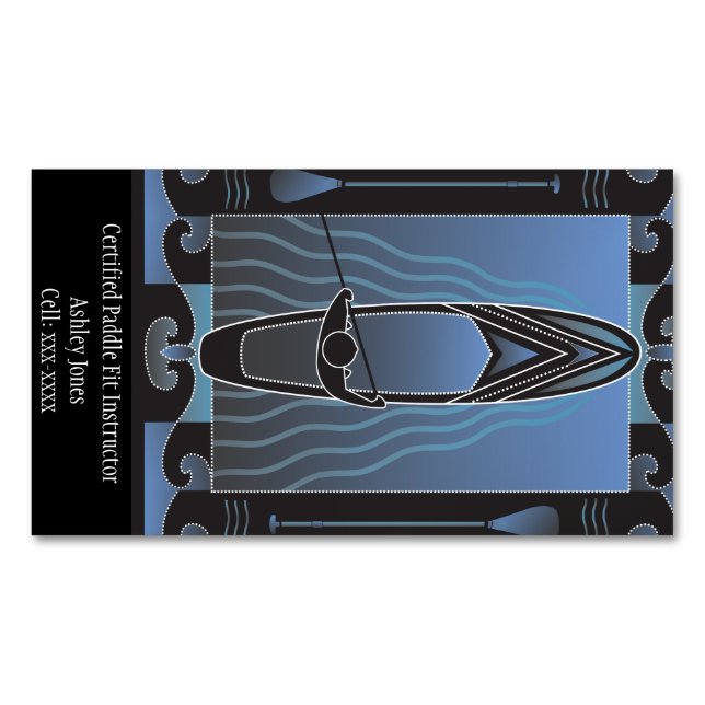 Auktoriserad Paddle Fit Instructor Visitkortmagnet (Framsida)